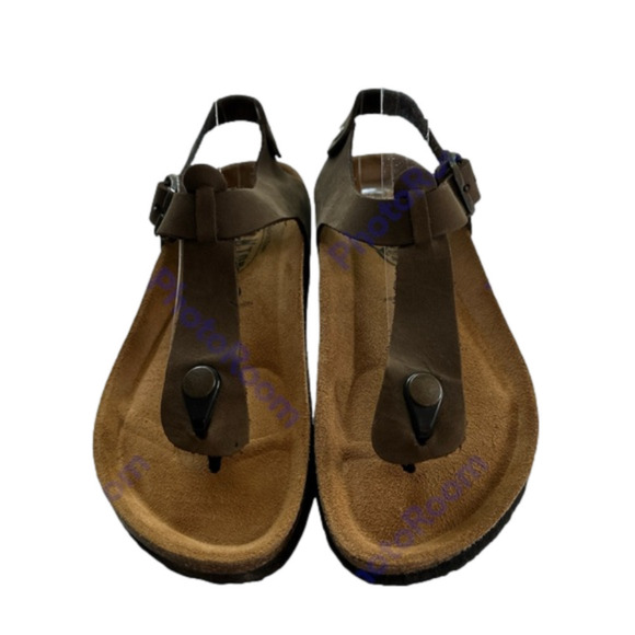 NWOT Plakton Brown Leather Pagonis Greek Sandals Womens size 36 US 5-5.5 - Picture 6 of 11